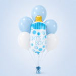 Blue It’ A Boy Feeder Balloon 0