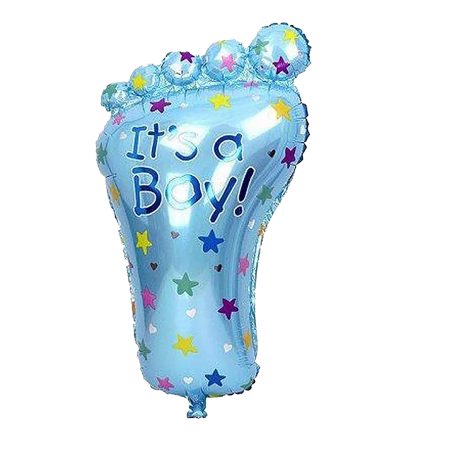 Blue It's A Boy Foot Balloon Bouquet