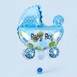 Baby Boy Stroller Balloon Bouquet by Chocolate and Chocolates