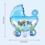 Baby Boy Stroller Balloon Bouquet