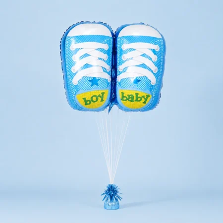 Baby Boy Shoes Balloon Bouquet