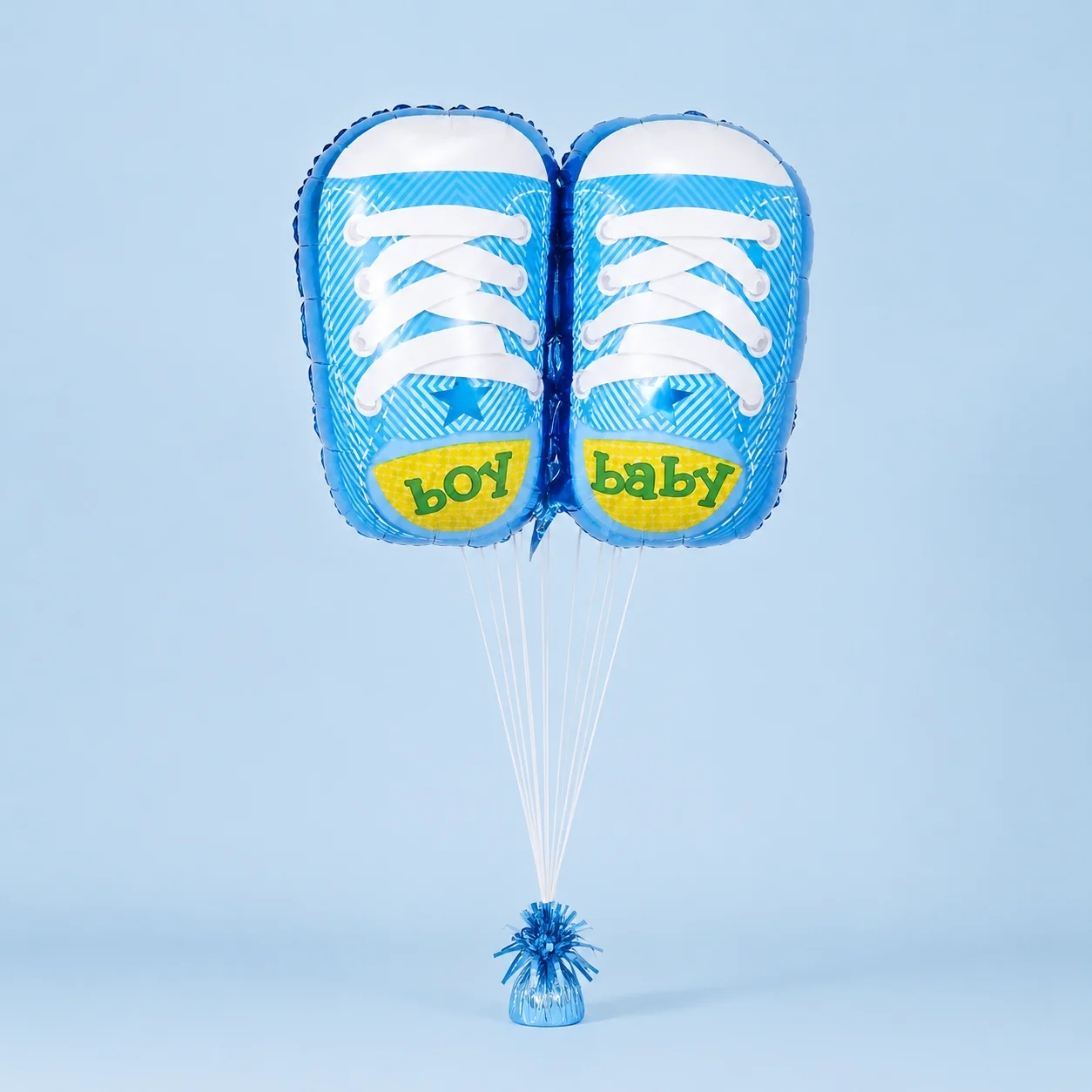 Baby Boy Shoes Balloon Bouquet 1