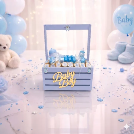 Sweet Baby Boy Basket