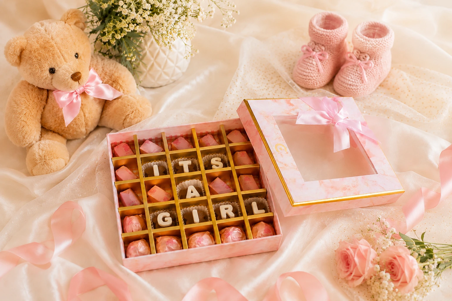 Baby girl chocolate gifts under AED 100 in Dubai