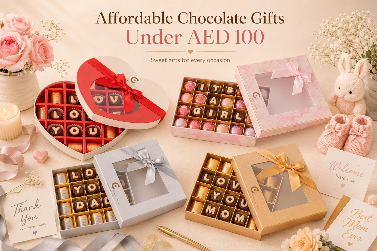 Affordable chocolate gifts under AED 100 in UAE